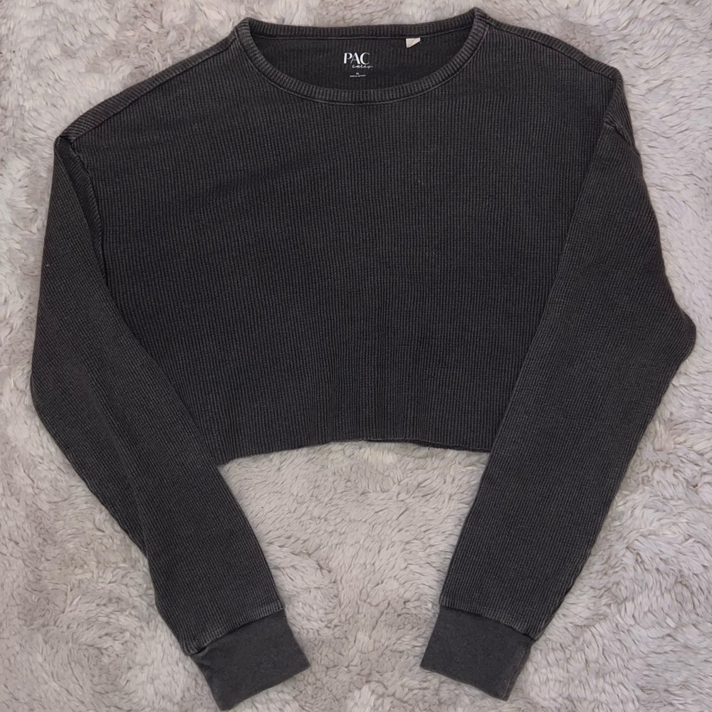 Pacsun Waffle Crop Tee